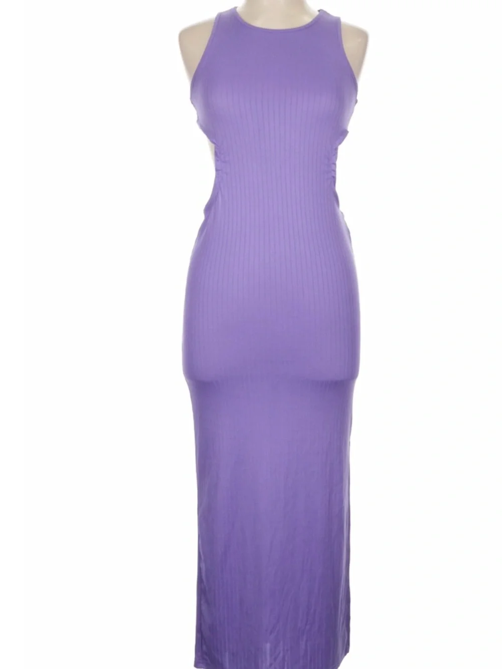 Source Unknown Lavender Ribbed Maxi Dress - Picture 1 of 3